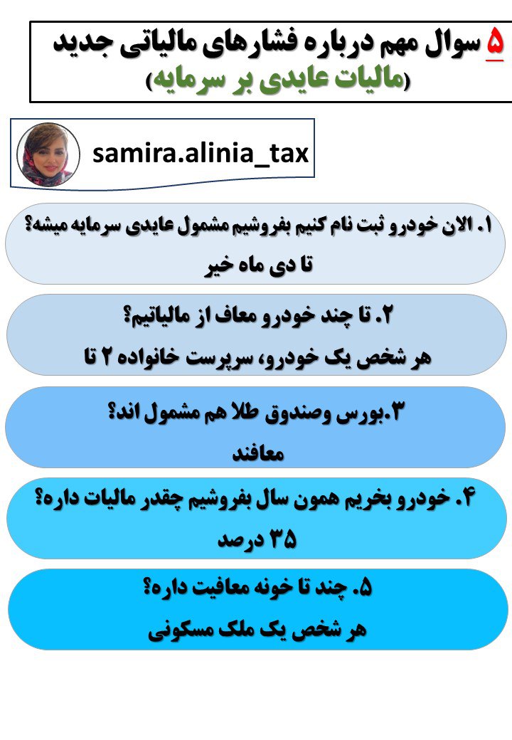 مالیات بر عایدی سرمایه : آیا ثروتمند می‌شوید یا مالیات می‌دهید؟